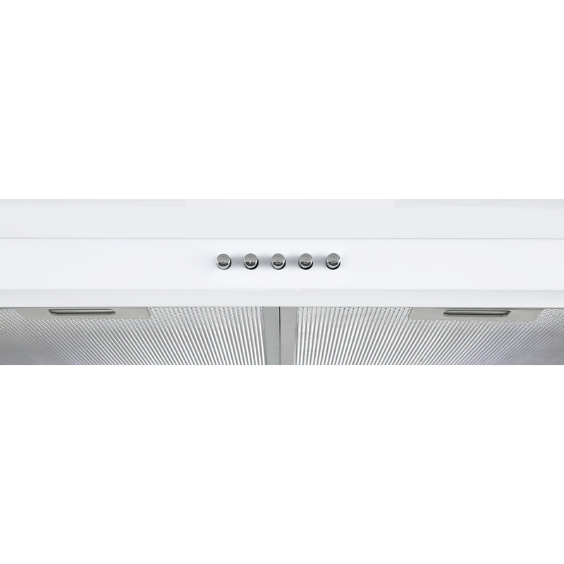 Hotte murale convertible 24 pouces 440 CFM, Blanc