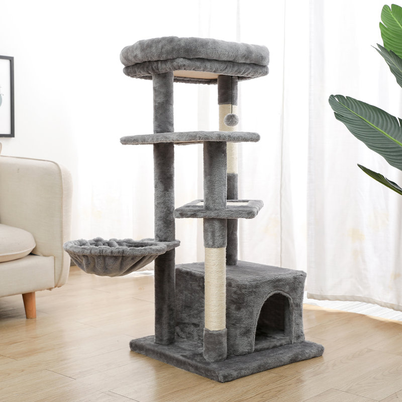 Arbre à chat et condo 44 "Eresus, Gris