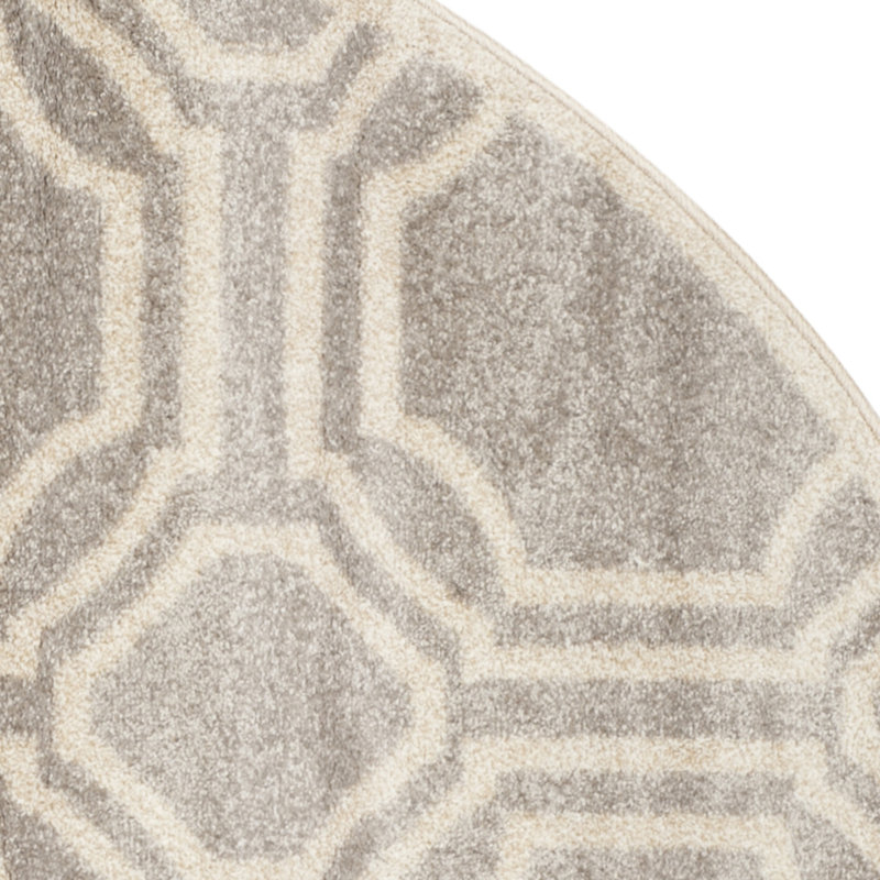 Amherst Performance Geometric Rug, Round 5'