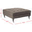 Repose-pieds carré capitonné 34,8 po Jaylon-493883184