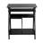 Majesta Glass Top Metal Base Computer Desk