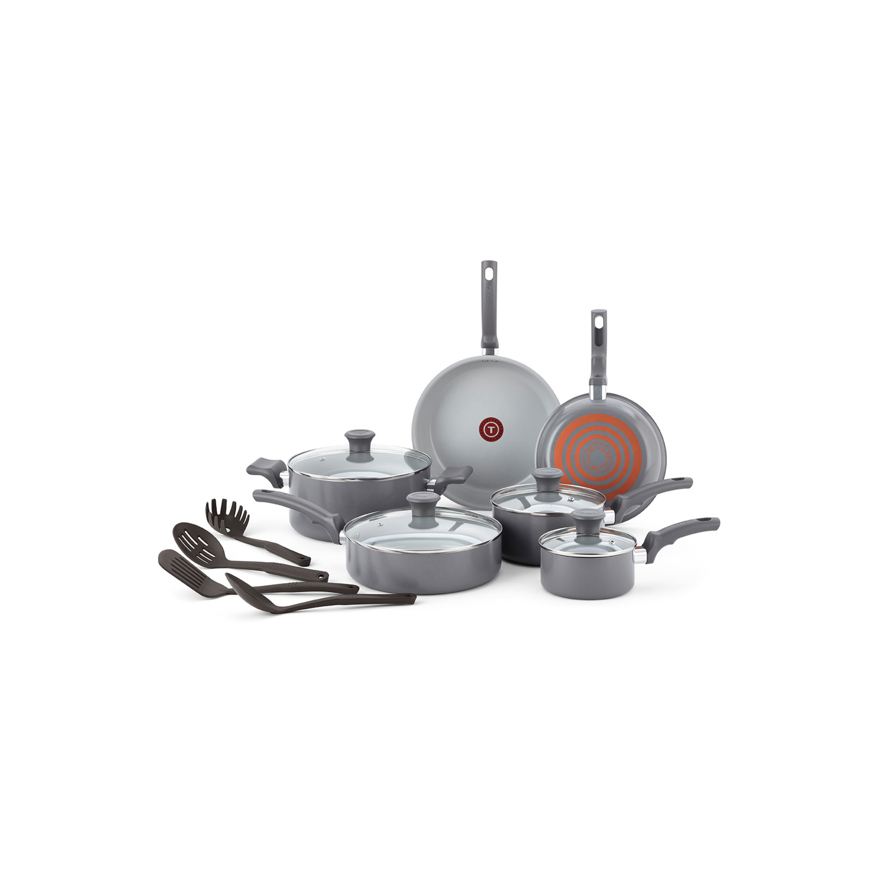 T-fal 10-pc Forged Non-Stick Cookware Set