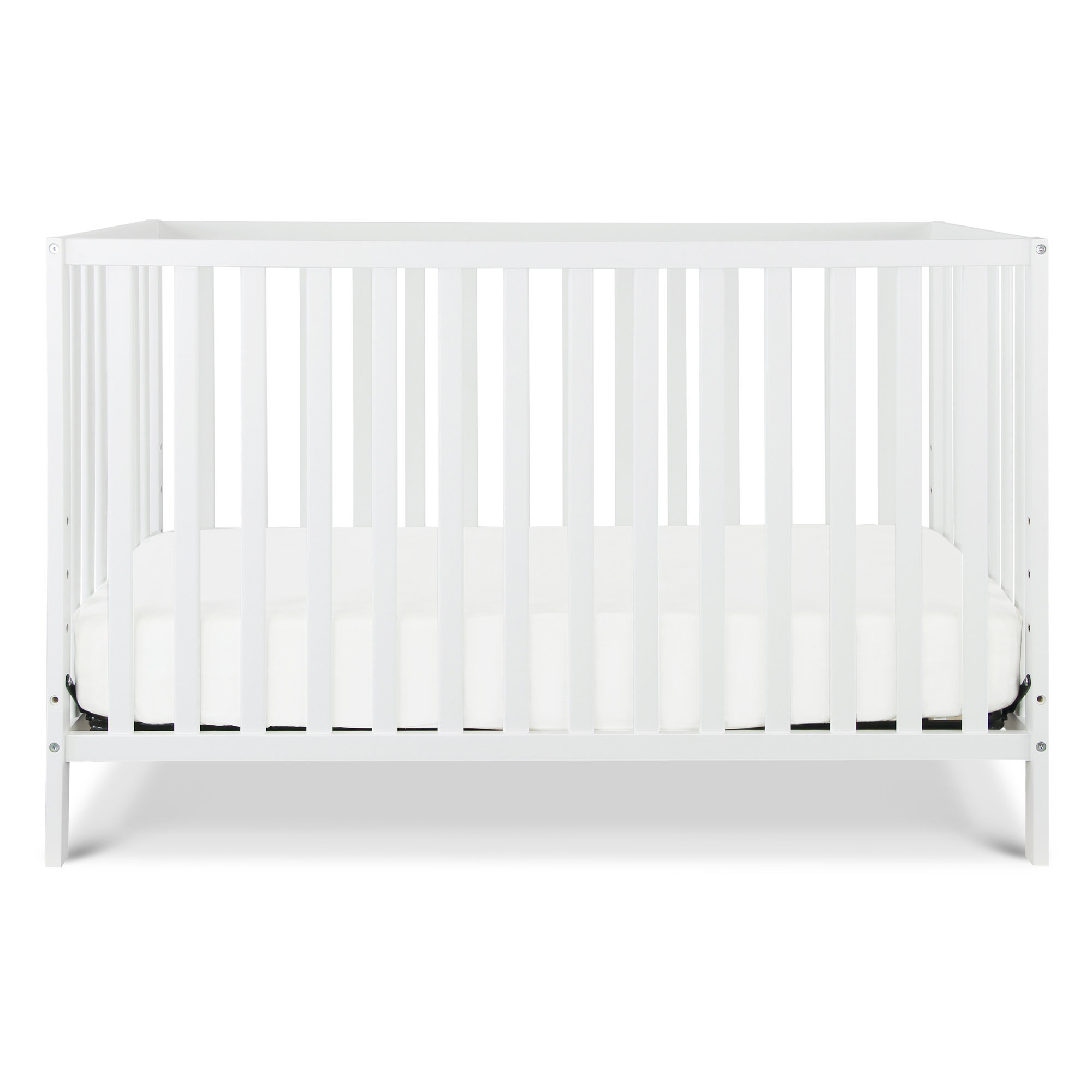 Union 4-in-1 Convertible Crib, White