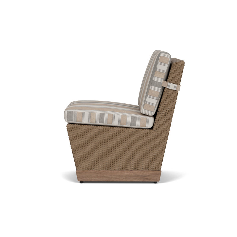Charisma Outdoor Dining Side Chair, Purveyor Pewter