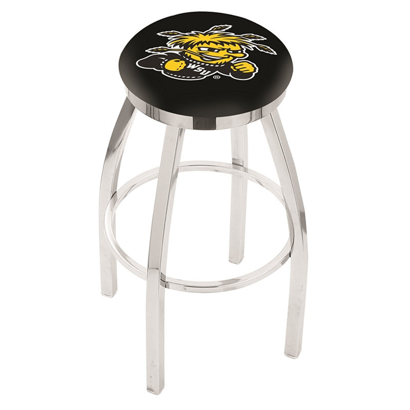 NCAA Swivel Counter and Bar Stool, Wichita State, "Bar Stool (30" Seat Height)"