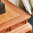 Elegant Solid Wood Table Curved Legs Carved
