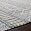 Tapis bleu marine / kaki tissé à plat à la main Carletta-2023428562