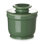  Beurrier français 4 po - Beurrier en porcelaine avec ligne d'eau pour beurre doux et frais