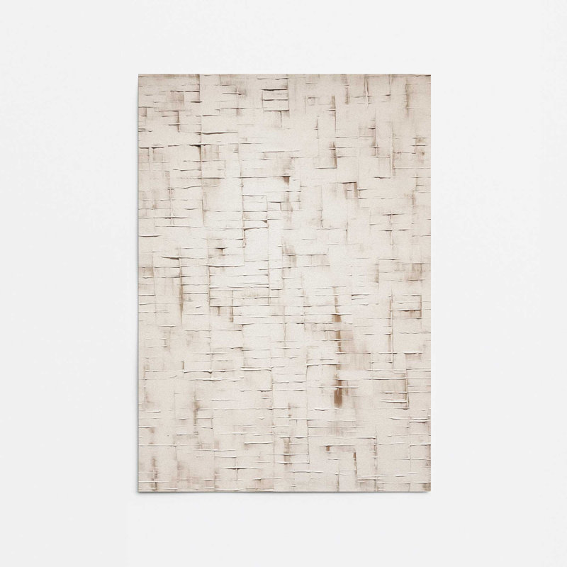 Tranquillité texturée II, Papier, H 20 po x l 16 po