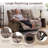 Edilmar 61.8'' Wide Modern and Super Soft Manual Reclining Loveseat Sofa-838794420