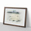 Lake Ullswater in Cumbria in Abstract - Picture Frame Graphic Art Print on MDF-55777554-55777550