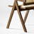 Mila Rattan Solid Wood Dining Chairs, Walnut-1922918480