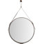 Leather Round Wall Mirror-109789599