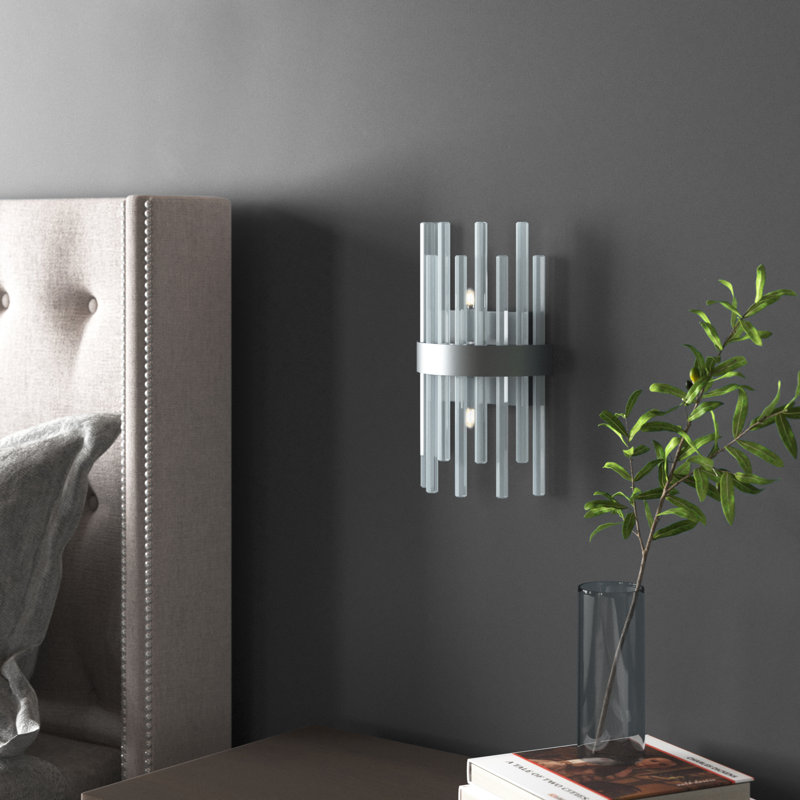 Dalton Flush Mounted Sconce, Chrome