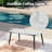 The Rope Armrest Lounge Conversation Sets With Ample Space Loveseat & Marble Tempered Glass Coffee Table(2 PCS)