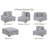 Vergil 6-piece Modular Set-78050646