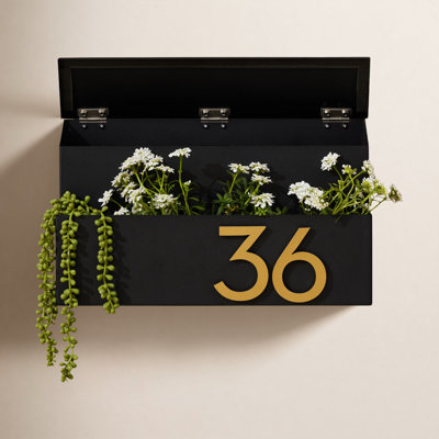The Garden Wall Mounted Steel Mailbox