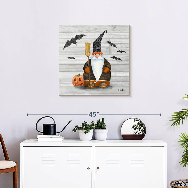 Lelend Halloween Gnome III, 24" H x 24" W