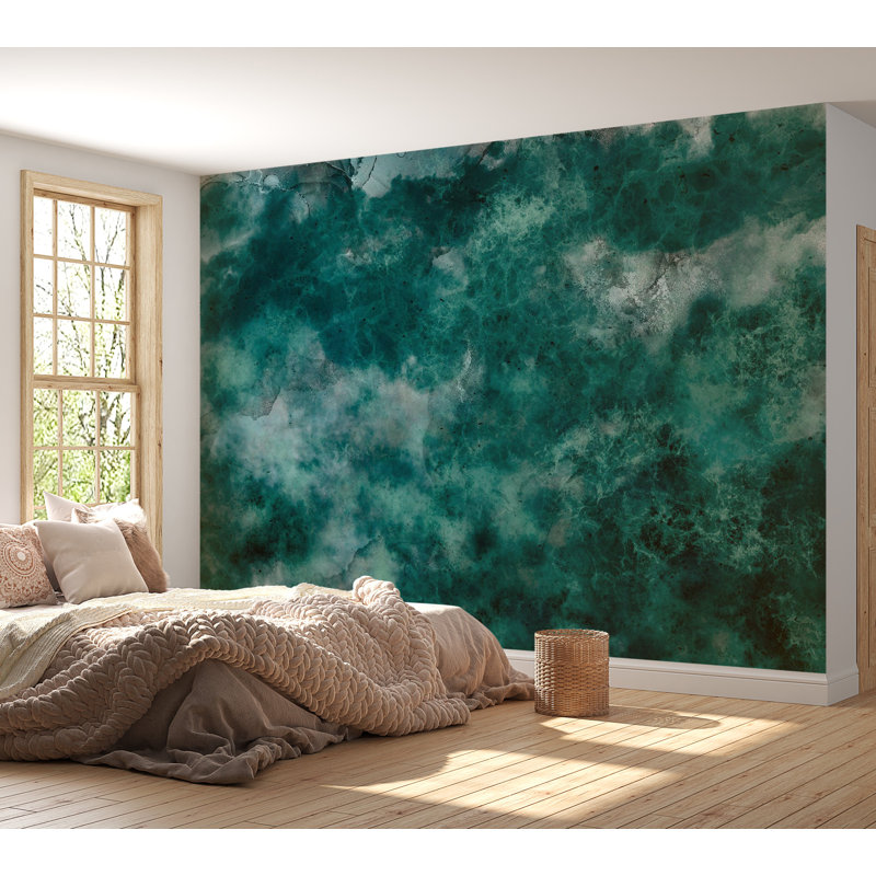 Peel & Stick Wall Mural - Deep Ocean Impression, 68" L x 96" W