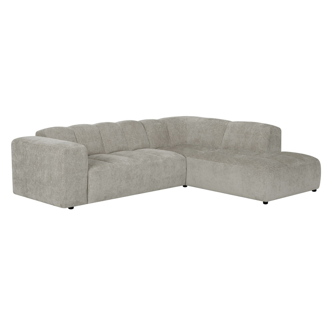 Ecksofa Amruth - mittelgroßes Sofa Element - Ottomane