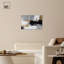 Toile dorée sur gris, art moderne noir et blanc par Art Remedy-104433919-104433922
