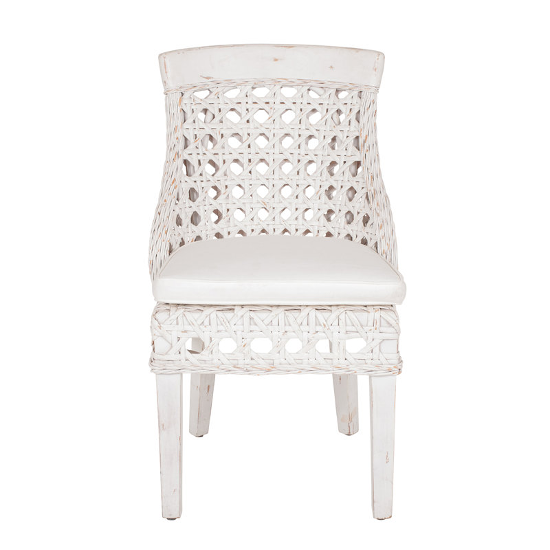 Chaise d'appoint de 25,5 po Rashad, Blanc