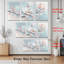 Tableau mural sur toile à motifs floraux de cerisiers et de magnolias (ensemble de 3)-118089455