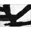 Untitled Black and White 2' Framed Graphic Art Print on Canvas