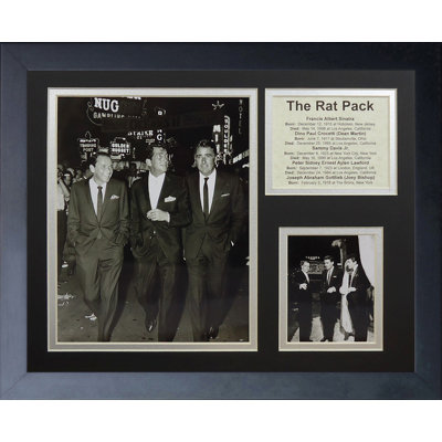« the rat pack trio »-cadre photo souvenirs, impression sur papier