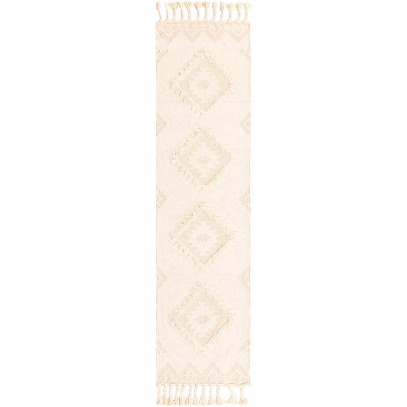 Annunciata Wool Moroccan Indoor Rug, Runner 2'7" x 10'