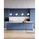 Monae 10-In Brushed Gold LED Pendant