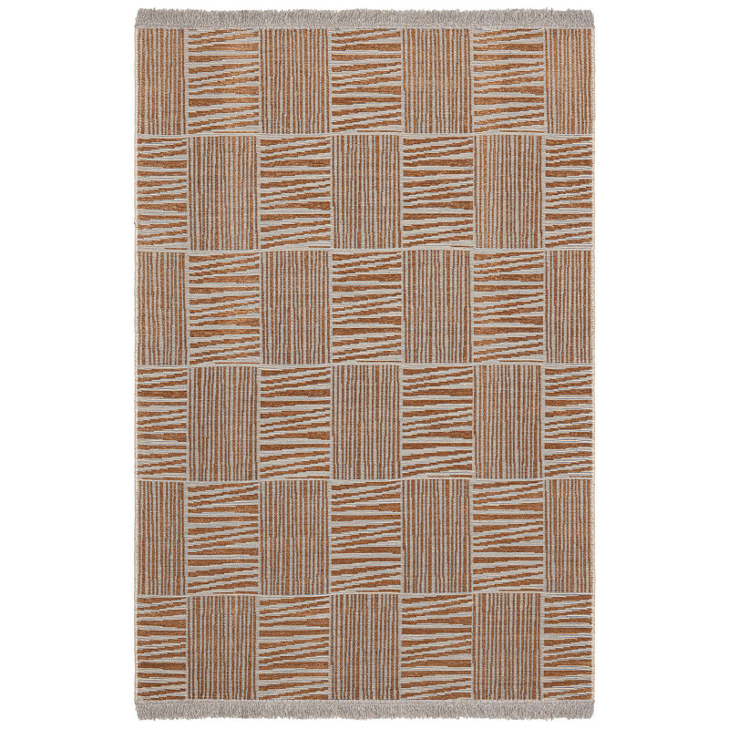 Dainel Striped Indoor Rug, Rectangle 4' x 5'11"