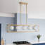 5-Light E12 40W 44.88inch Modern Industrial Kitchen Island Caged Chandelier