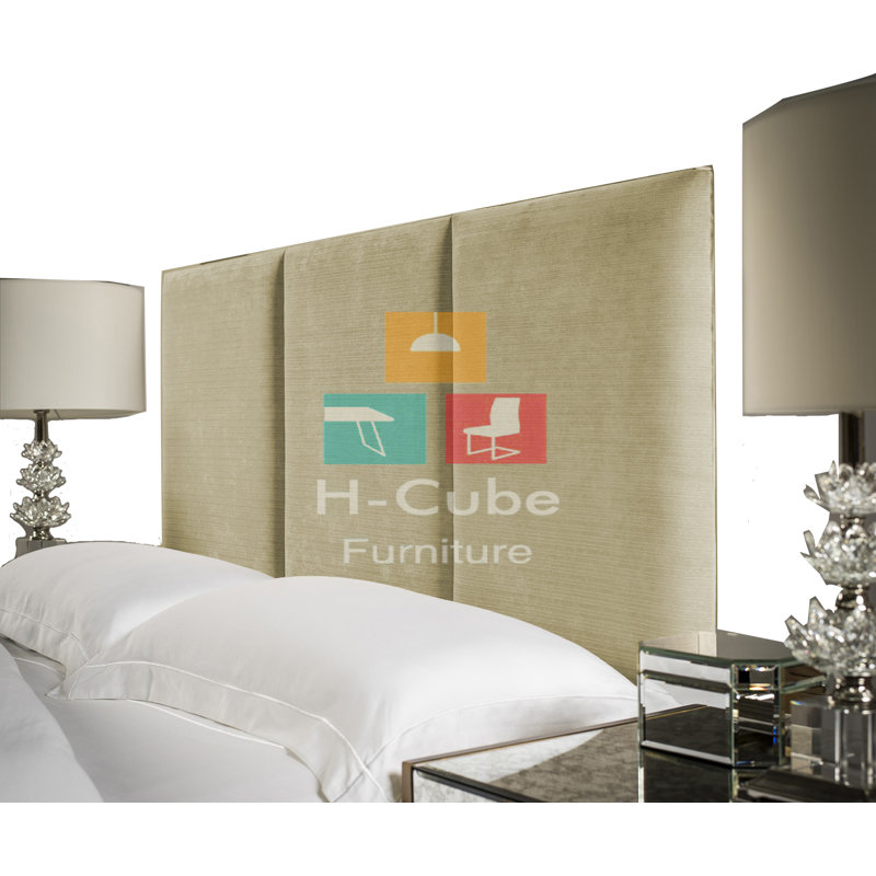 Alton Upholstered Headboard, Cream, Double (4'6)