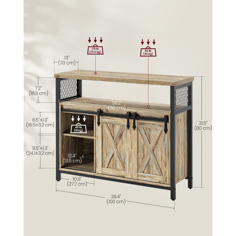 Ean Sideboard 100cm, Brown