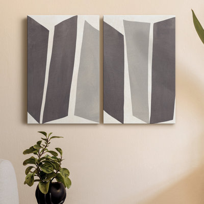 " Colorblock Artifact I " 2 - Pieces Painting Print