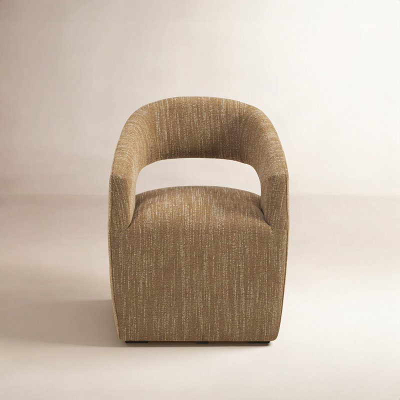 Barrow Rolling Dining Chair Amber Glow, Amber