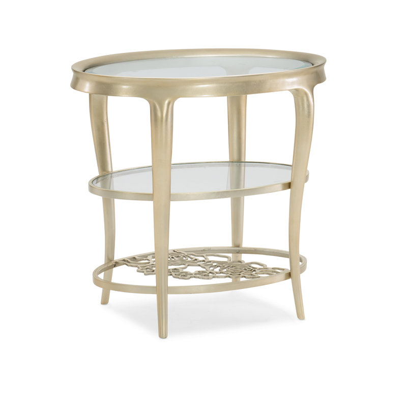 Glass End Table