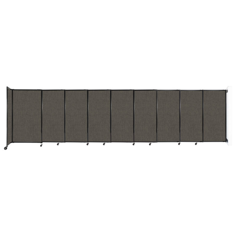 Cloison coulissante 5 pi, H 60 po x l 237 po x P 33 po, Moka