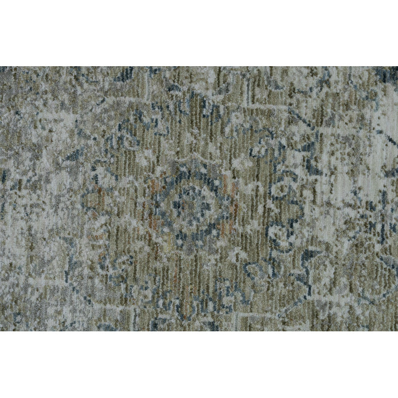 FLASH 14741-815 BEIGE / IVOIRE / BLEU, Rectangle 7 pi 10 po x 10 pi