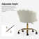 Belanda 23'' W Modern Velvet  Task Chair with Tufted Back