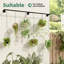Cintres pour plantes d'intérieur avec 6 chaînes suspendues pour plantes d'intérieur suspendues