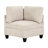 8 - Piece Modular U Shaped Corduroy In Grey, No Assembly, Chaise, Convertible Bed, Soft Foam Filler For Living Room Grey Seat With Upholstery, Easily To 2 Throw Pillows Family