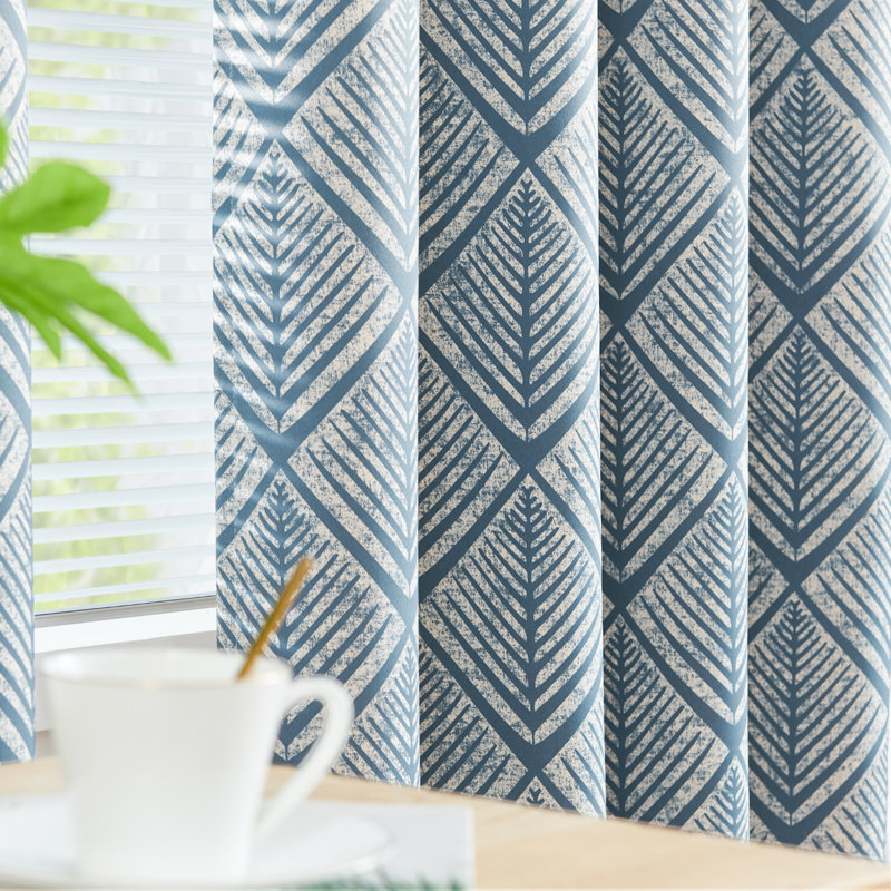 Paire de rideaux obscurcissant Meghanne, Bleu, L 50 po x L 90 po