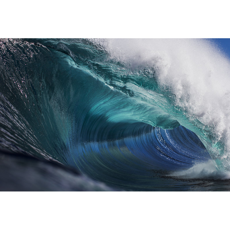 Blue Curves And Breaking Nerves by Philip Thurston - No Frame Print on Canvas, 51cm H x 76cm W