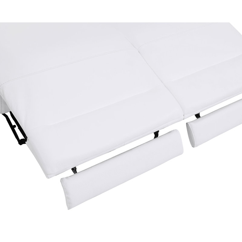 Global United With Power Recliner, White