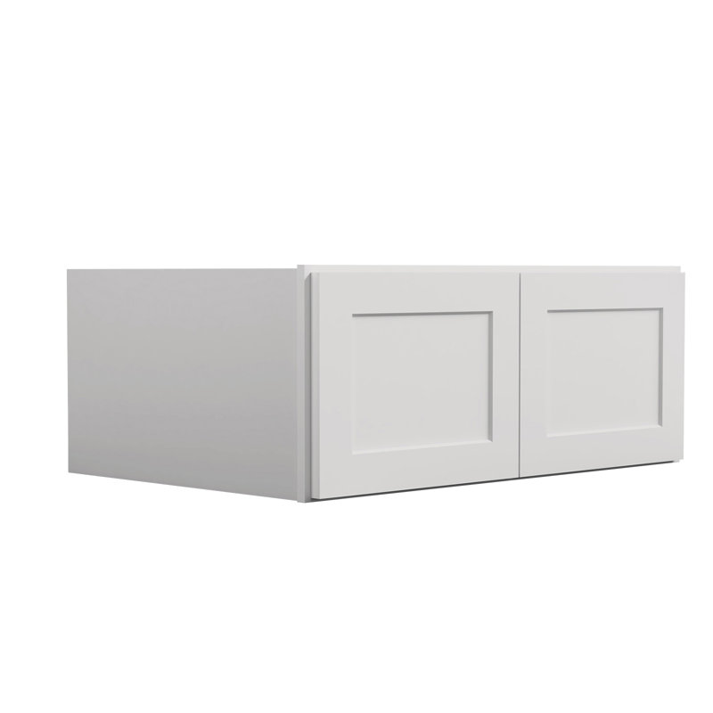 HOMEIBRO Cozy Design, meuble mural standard en contreplaqué, prêt à assembler, 33 cm (L) x 24 cm (P) x 15 cm (H), couleur gris tourterelle.