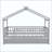 Wooden House Bed with Trundle