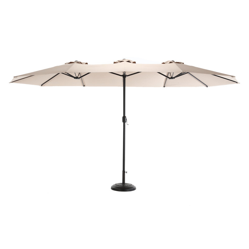 Parasol pour terrasse 14,8 pi, Kaki