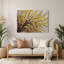 Art mural en métal Botanical Forsythia-359878965